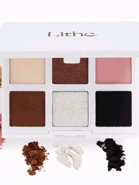 Lithe Other - Litho 6-Shade Eyeshadow Palette — Neutral, Brown & Pink